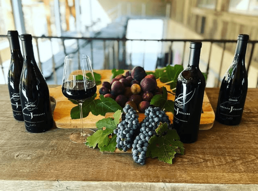 Wine tasting and food pairing at Joseph Cellars