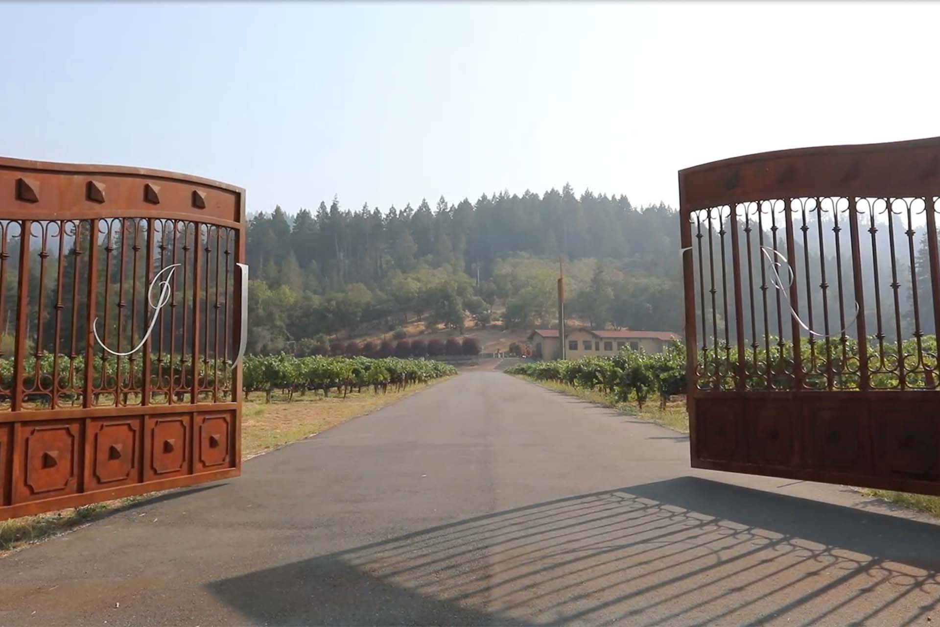 Joseph Cellars winery entrance gates
